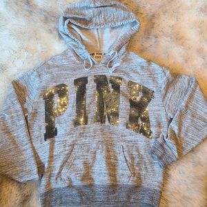 Victoria Secrets PINK sequin Hoodie